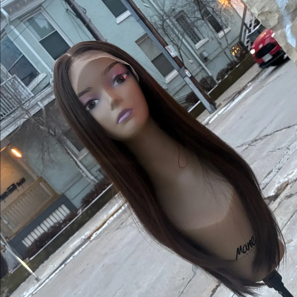 Elegant Brown Women's Wig - Picture 11 of 16